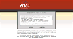 Desktop Screenshot of belle-rebeu.com