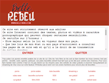 Tablet Screenshot of belle-rebeu.com